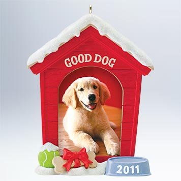 Hallmark dog Christmas ornament